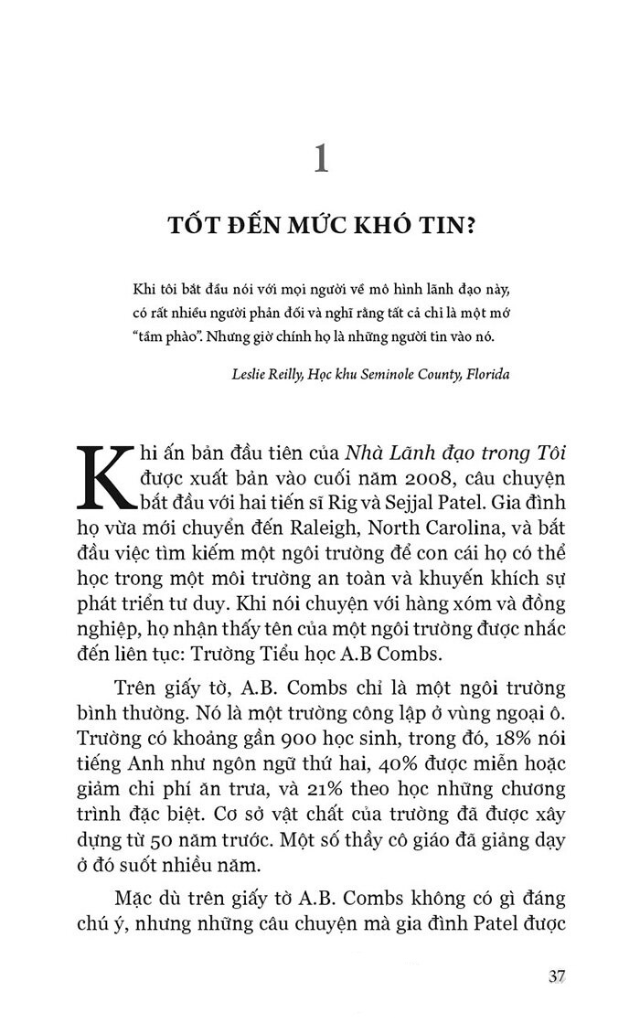the leader in me - nhà lãnh đạo trong tôi
