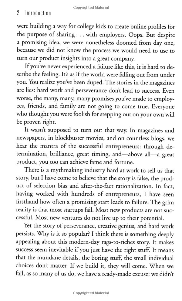 the lean startup: how constant innovation creates radically successful businesses