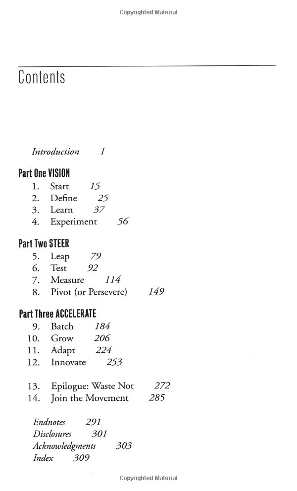 the lean startup: how constant innovation creates radically successful businesses