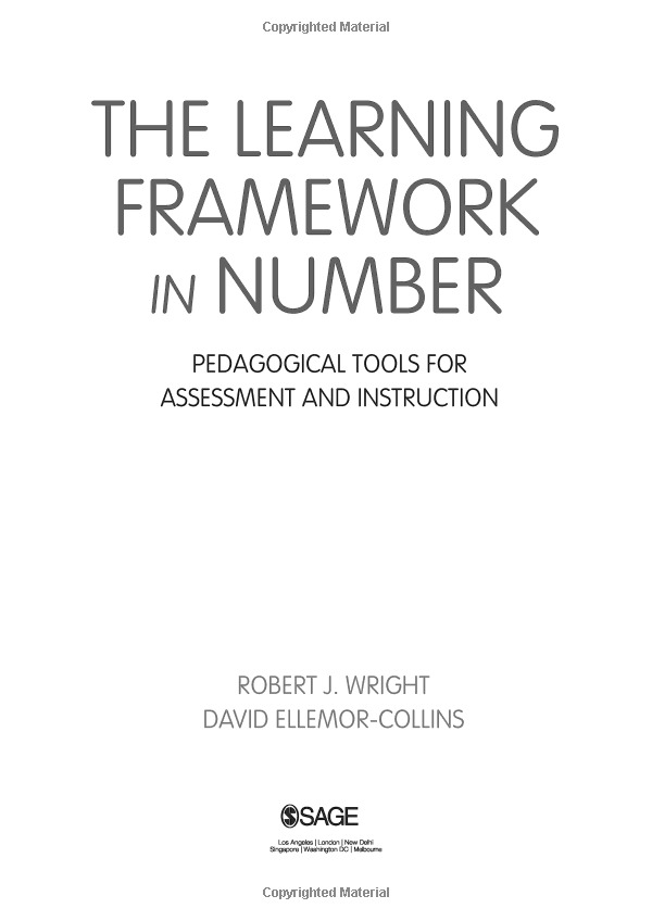 the learning framework in number: pedagogical tools for assessment and instruction (math recovery)