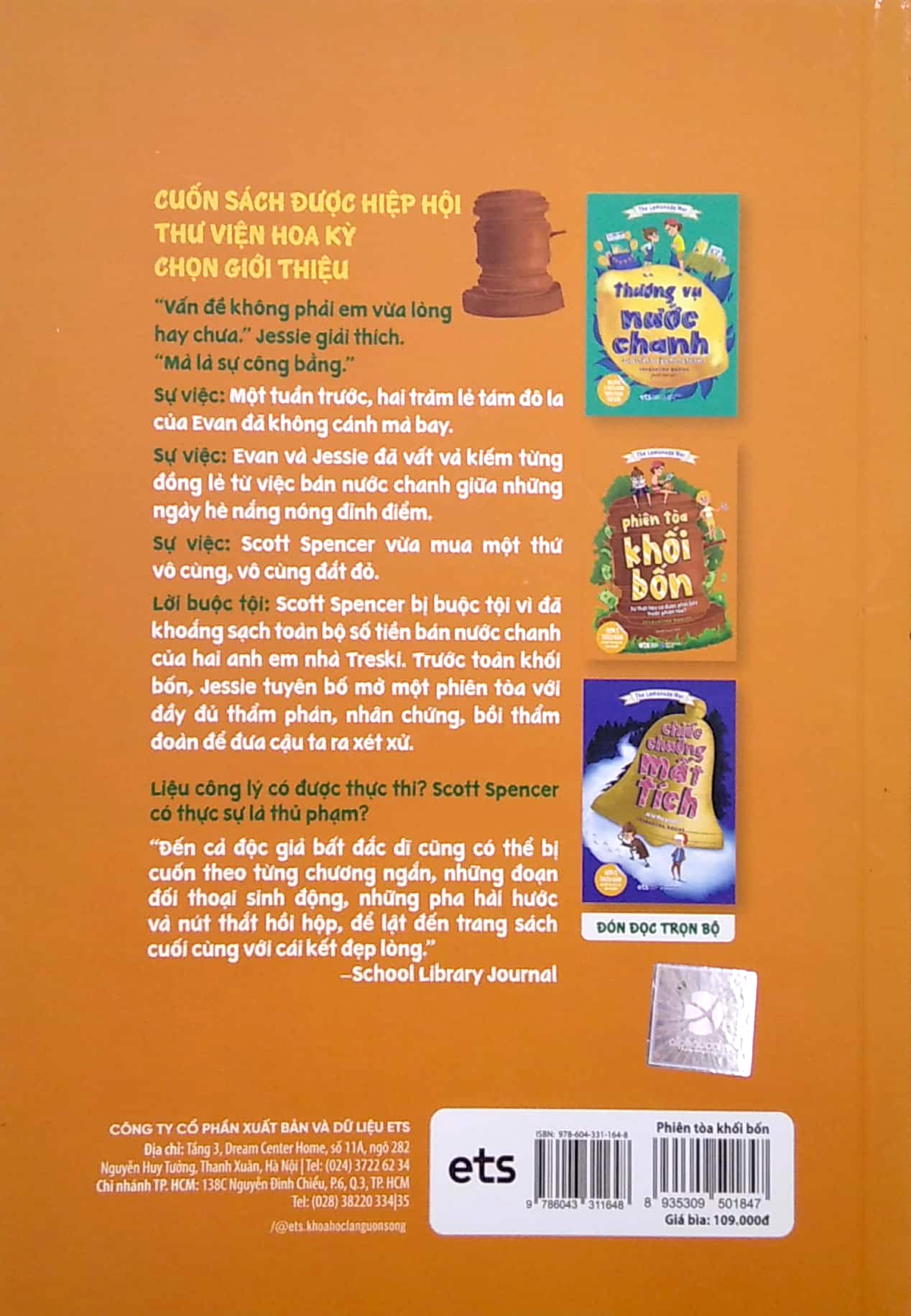 the lemonade war: phiên tòa khối bốn