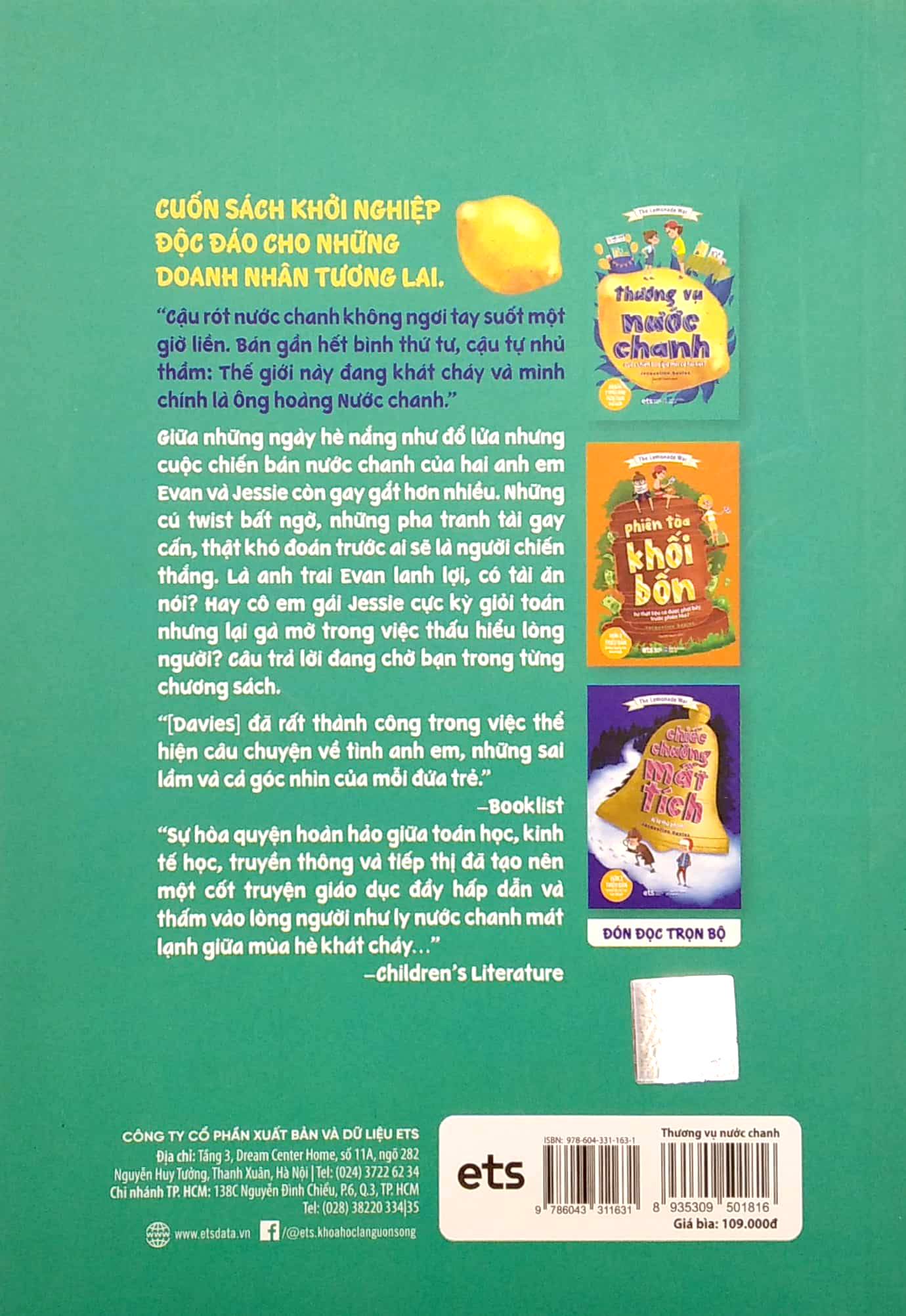 The Lemonade War: Thuong Vu Nuoc Chanh