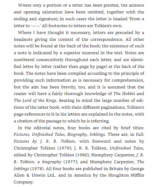 the letters of j. r. r. tolkien