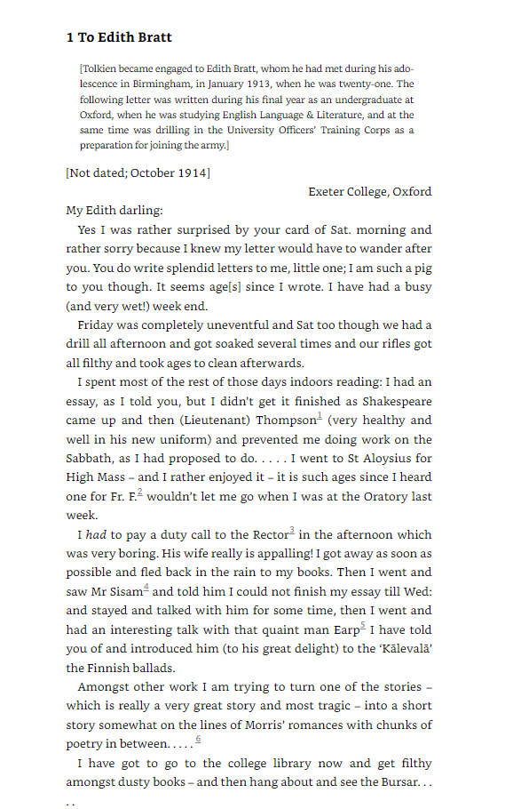 the letters of j. r. r. tolkien