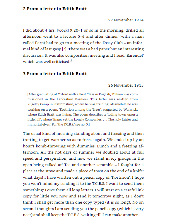 the letters of j. r. r. tolkien