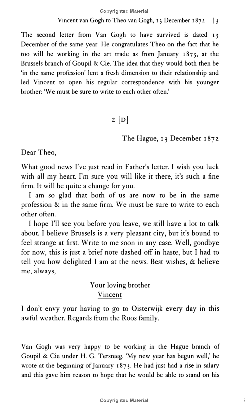 the letters of vincent van gogh