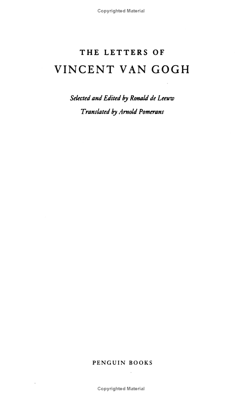 the letters of vincent van gogh