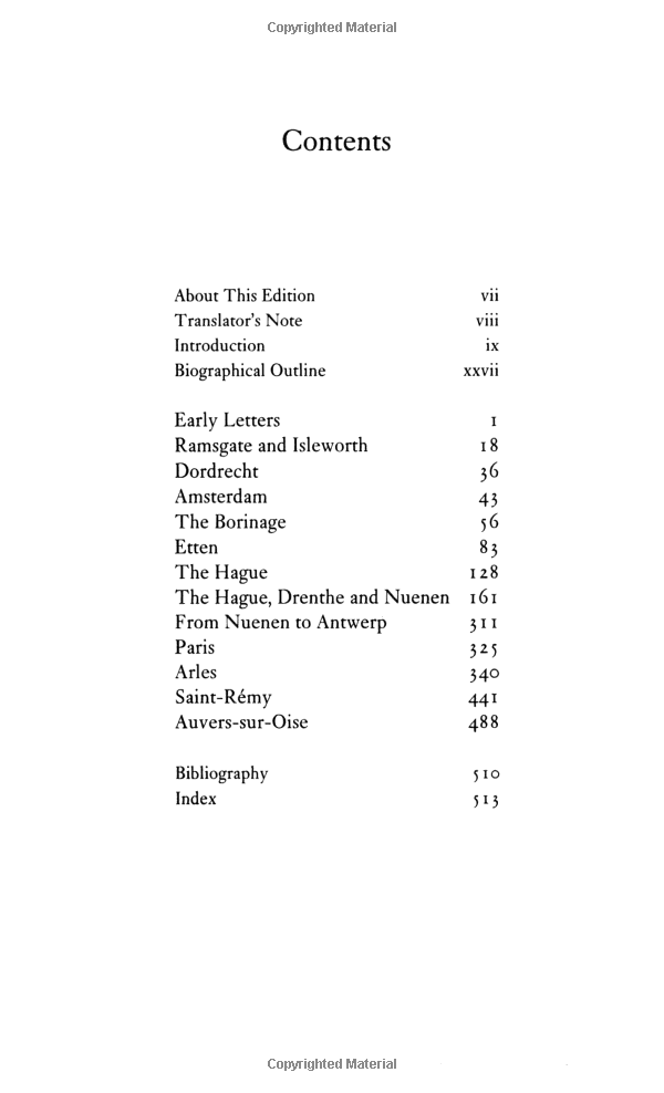 the letters of vincent van gogh