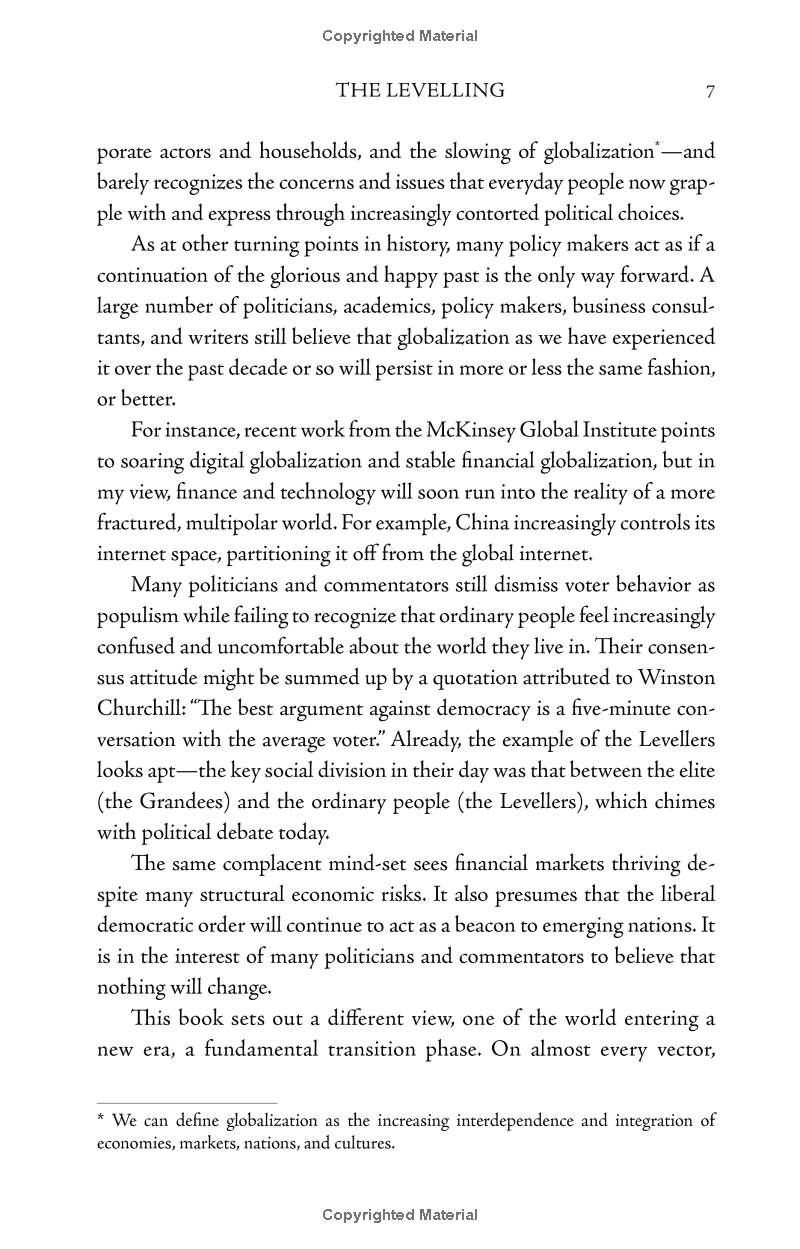 the levelling: what's next after globalization