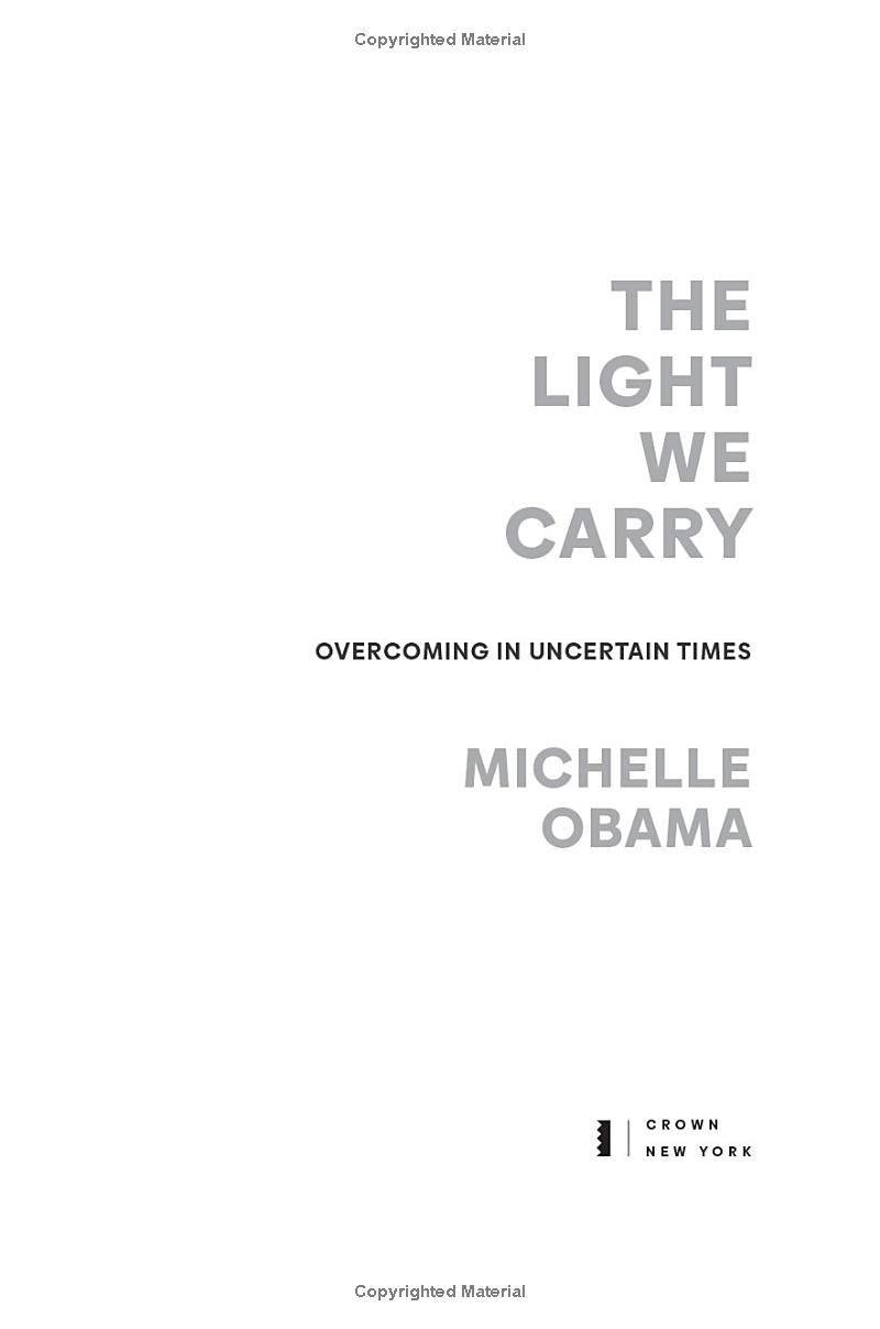the light we carry: overcoming in uncertain times