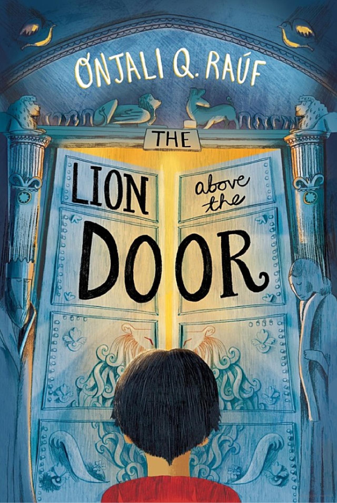 the lion above the door