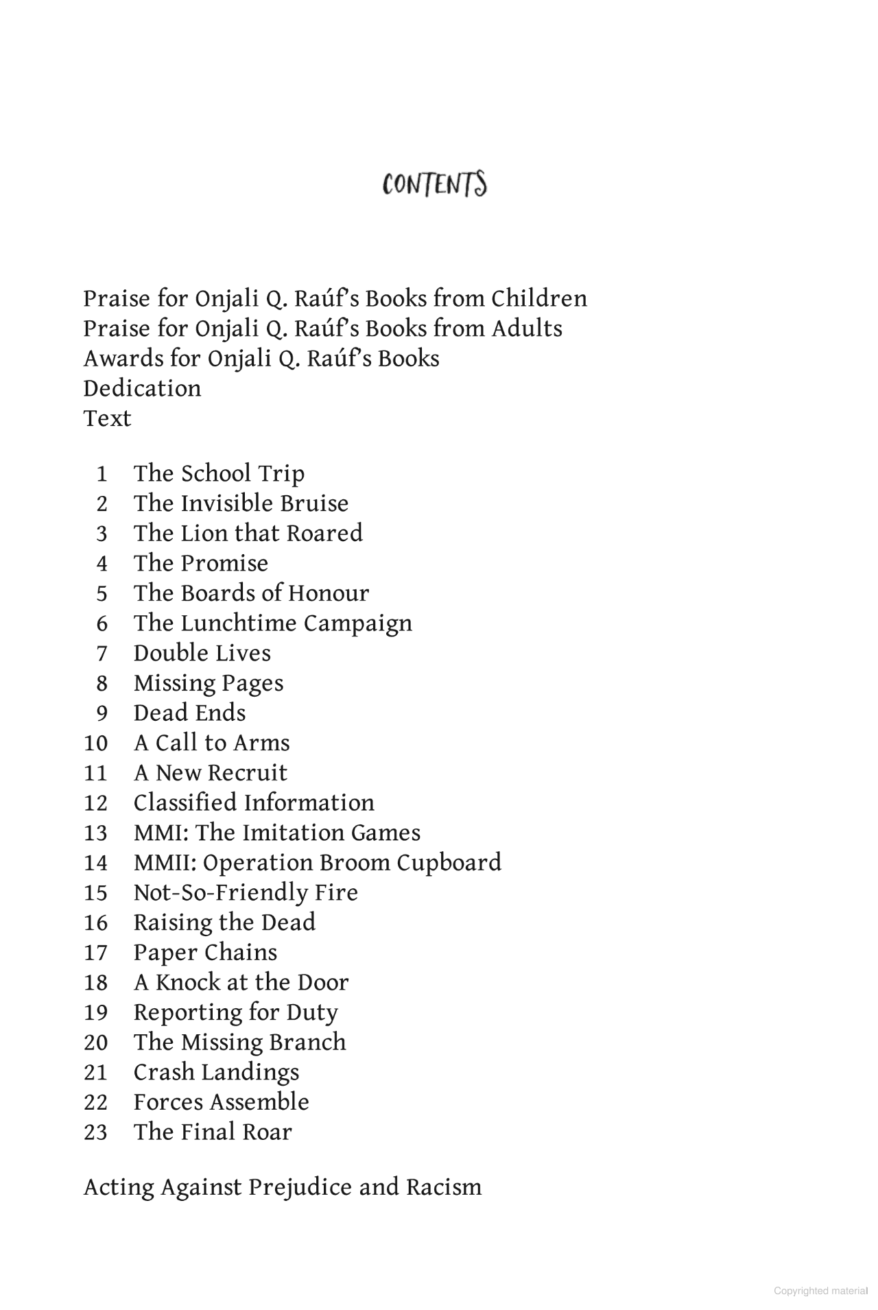 the lion above the door