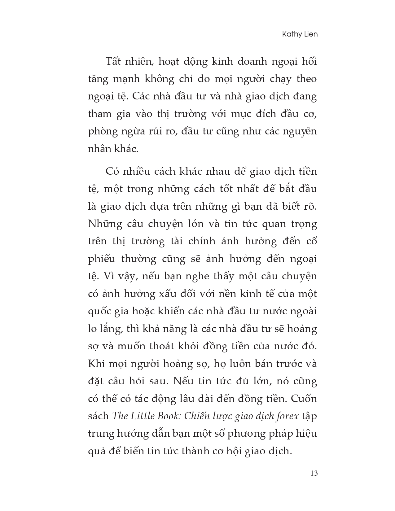 the little book - chiến lược giao dịch forex