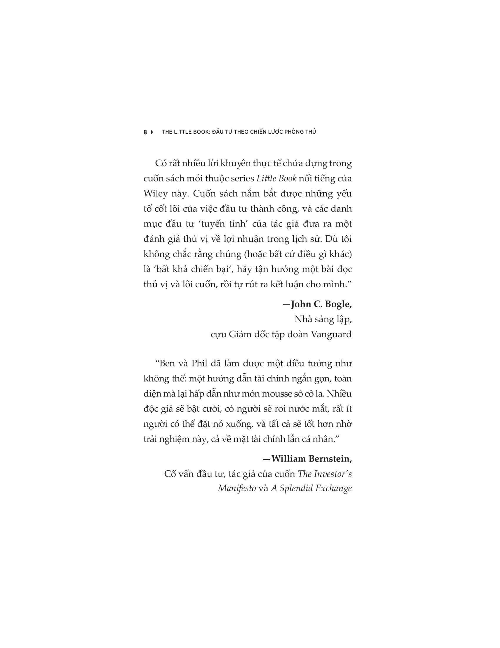 The Little Book - Dau Tu Theo Chien Luoc Phong Thu