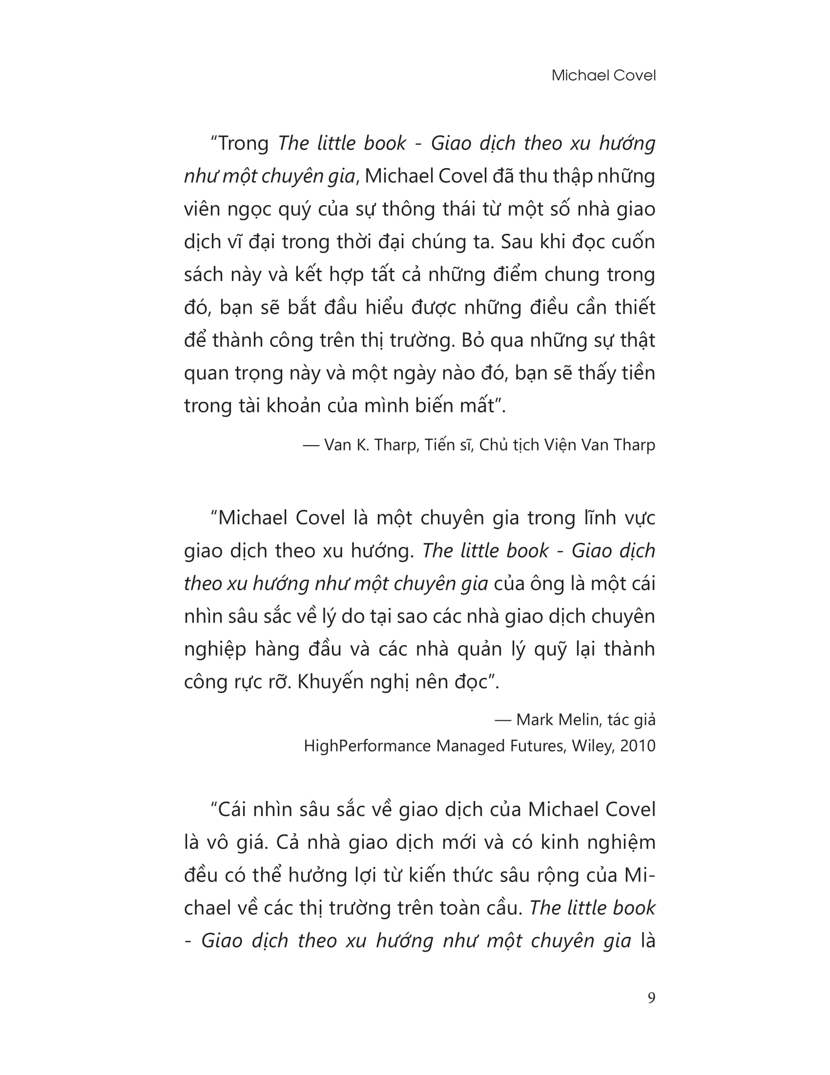 the little book - giao dịch theo xu hướng như một chuyên gia