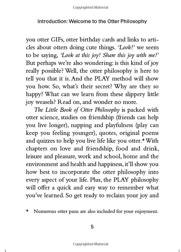 the little book of otter philosophy (the little animal philosophy books)