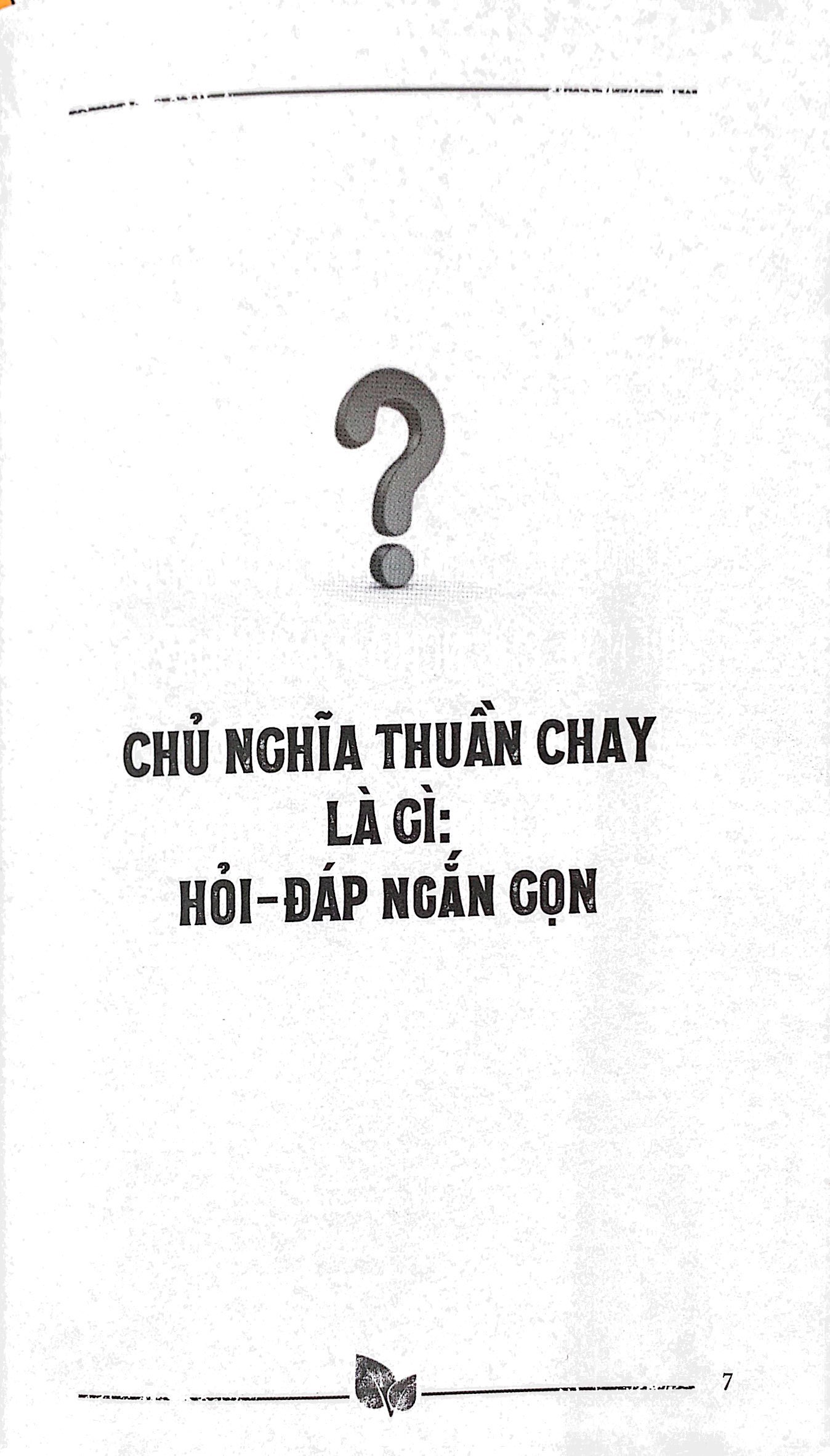 the little book of the veganism - chủ nghĩa thuần chay