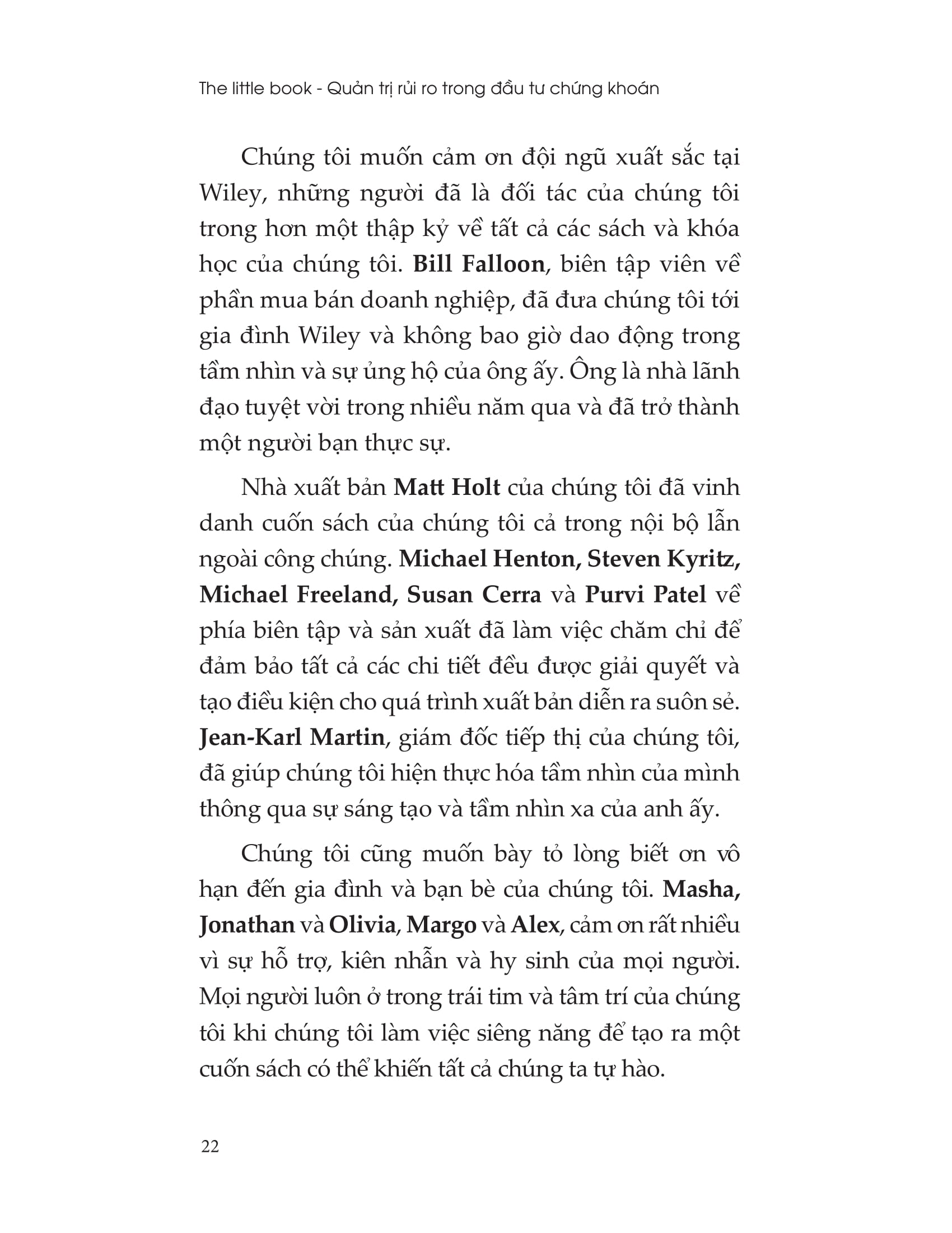 the little book - quản trị rủi ro trong đầu tư chứng khoán