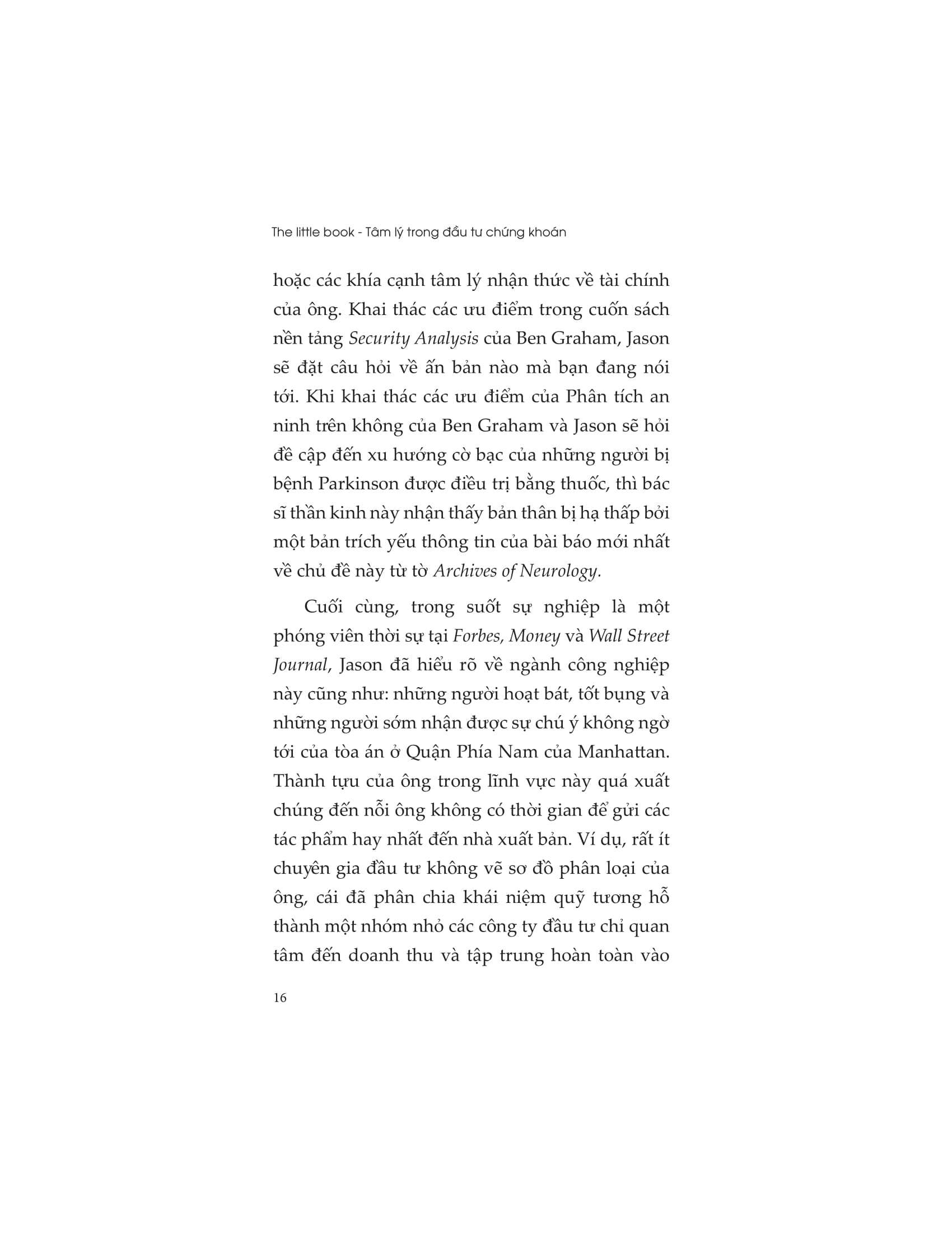 the little book - tâm lý trong đầu tư chứng khoán