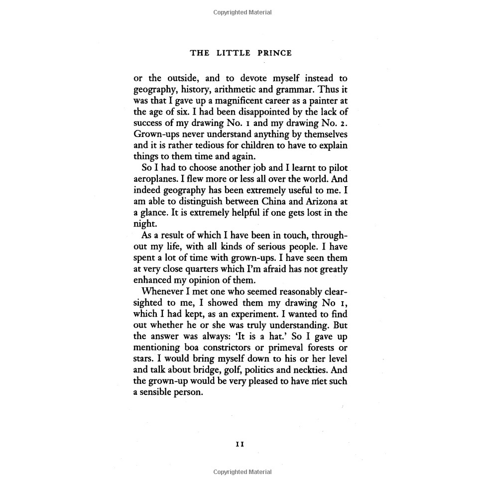 the little prince: and letter to a hostage