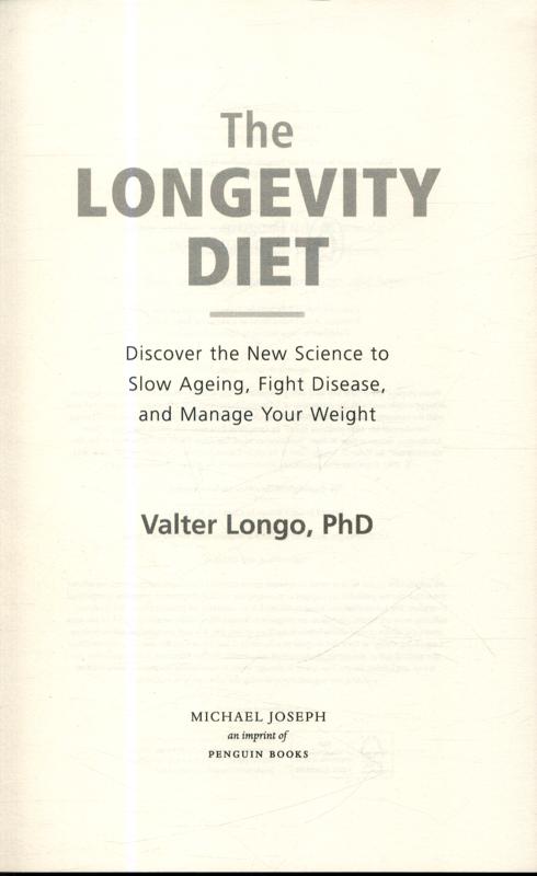 the longevity diet