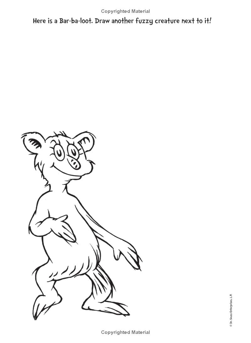 the lorax deluxe doodle book (dr. seuss's the lorax books)