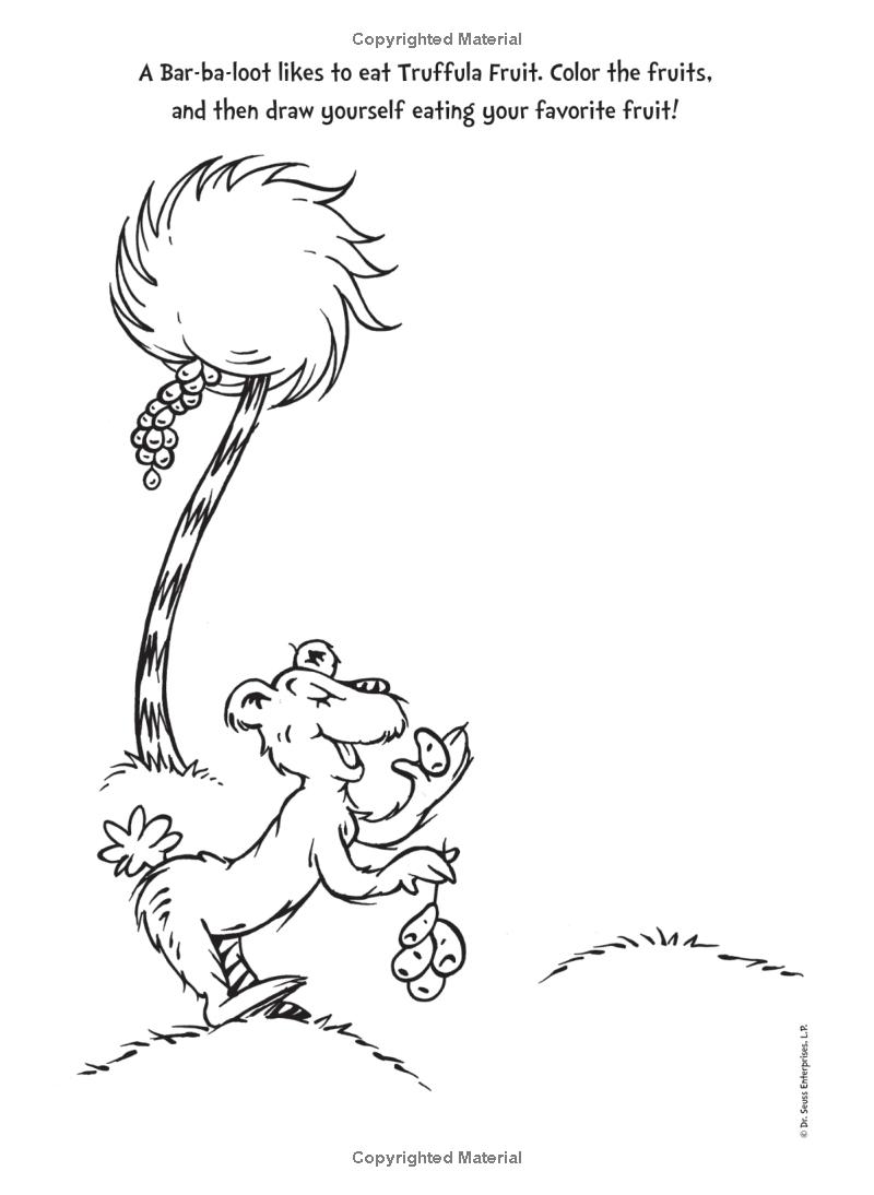 the lorax deluxe doodle book (dr. seuss's the lorax books)