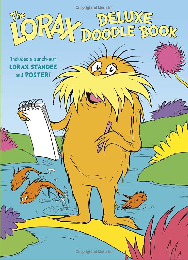 the lorax deluxe doodle book (dr. seuss's the lorax books)