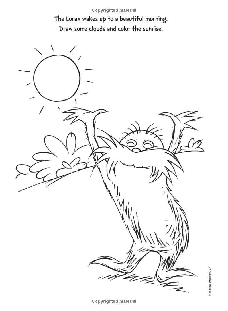the lorax deluxe doodle book (dr. seuss's the lorax books)