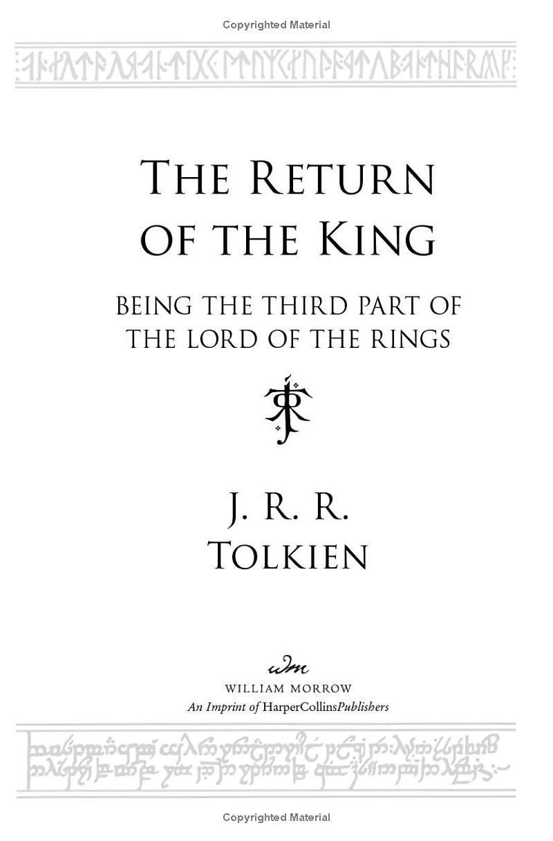 the lord of the rings: the return of the king