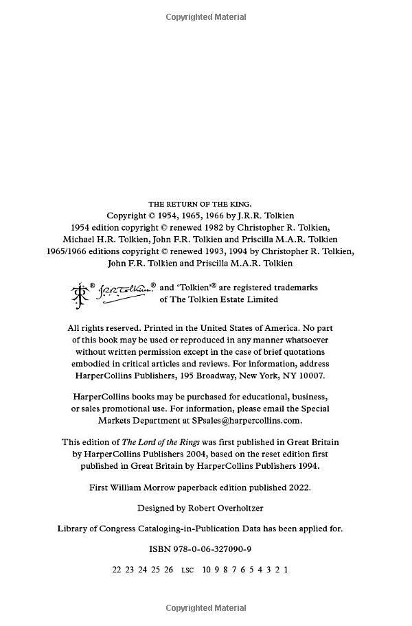 the lord of the rings: the return of the king