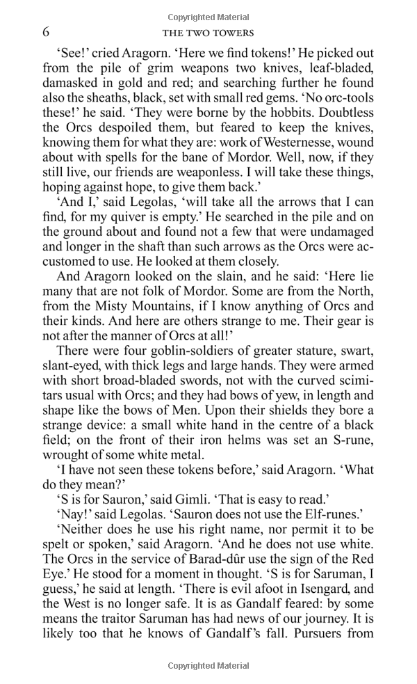 the lord of the ringstwo towers