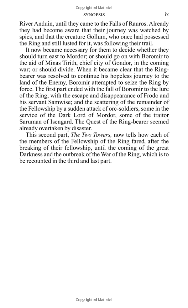 the lord of the ringstwo towers