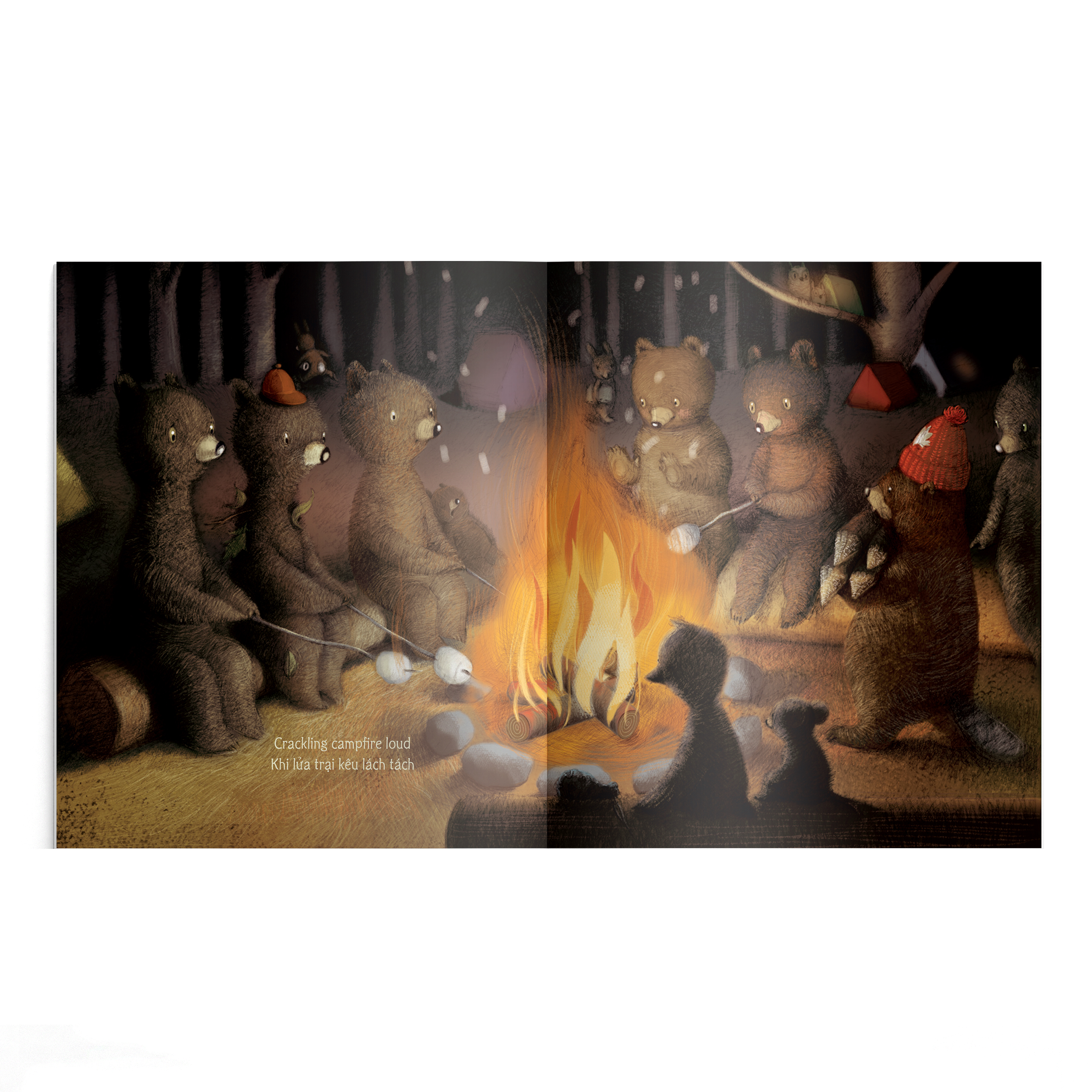 the loud book - khoảnh khắc náo nhiệt - song ngữ anh-việt