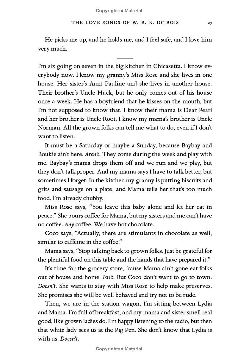 the love songs of w.e.b. du bois