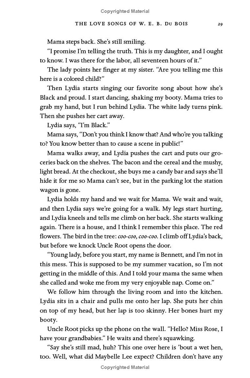 the love songs of w.e.b. du bois