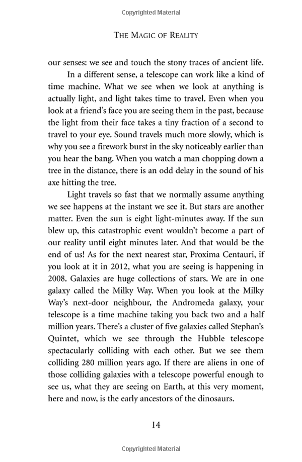 the magic of reality: how we know what's really true