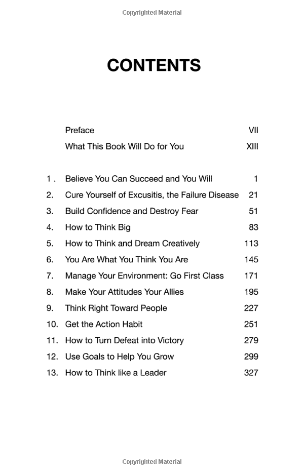 the magic of thinking big