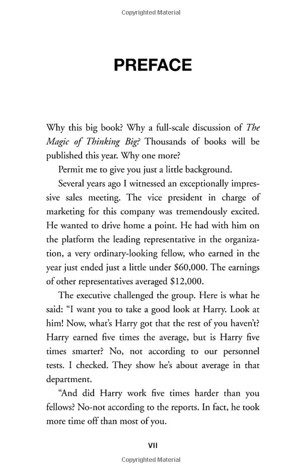 the magic of thinking big