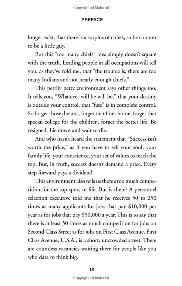 the magic of thinking big