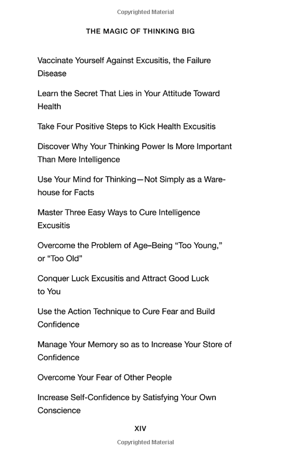 the magic of thinking big