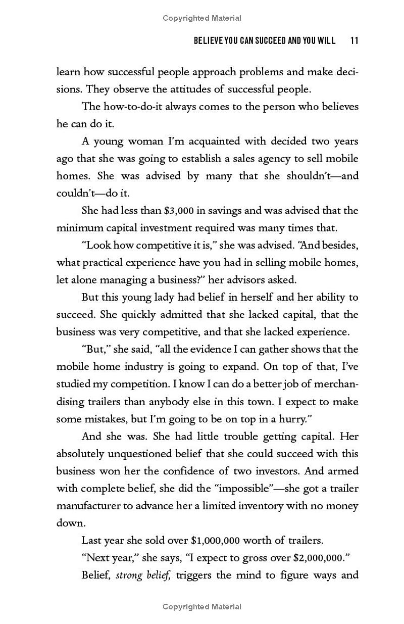 the magic of thinking big - the true secret of success