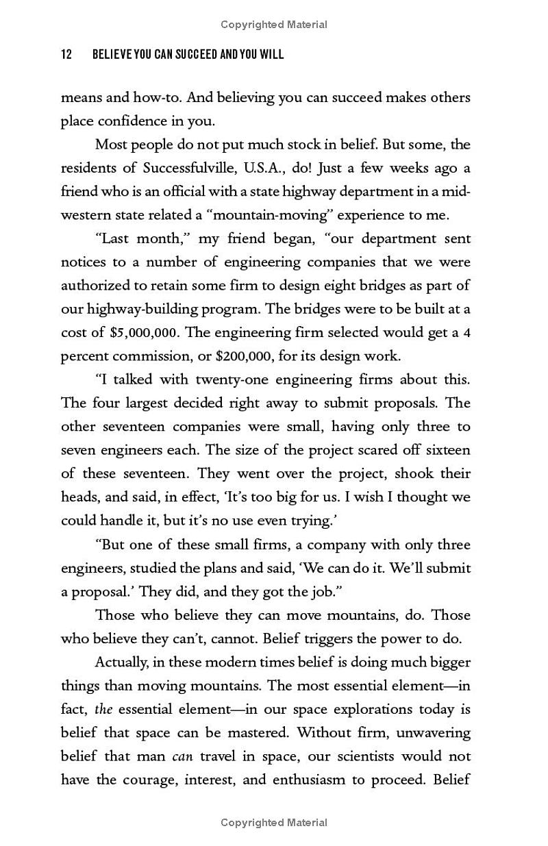 the magic of thinking big - the true secret of success