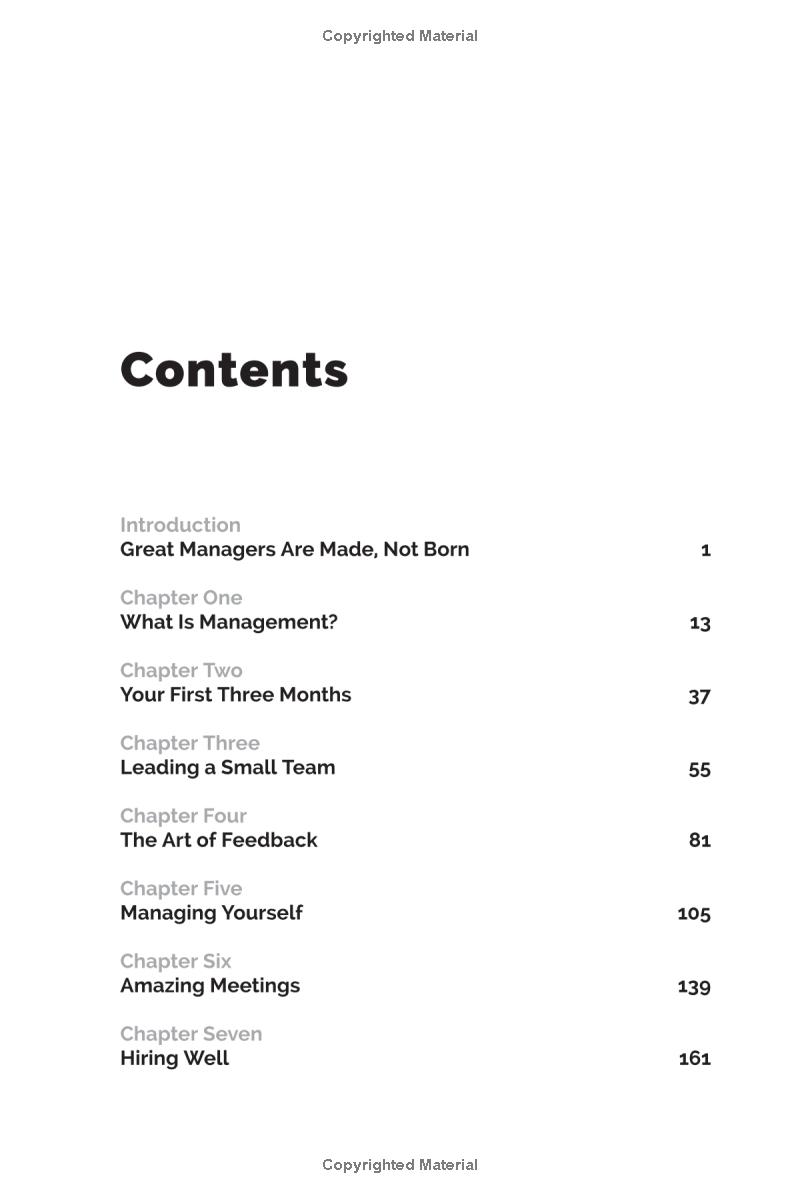 the making of a manager