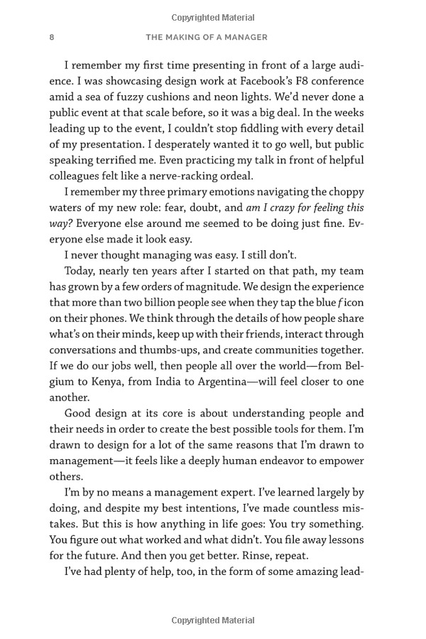 the making of a manager: what to do when everyone looks to you