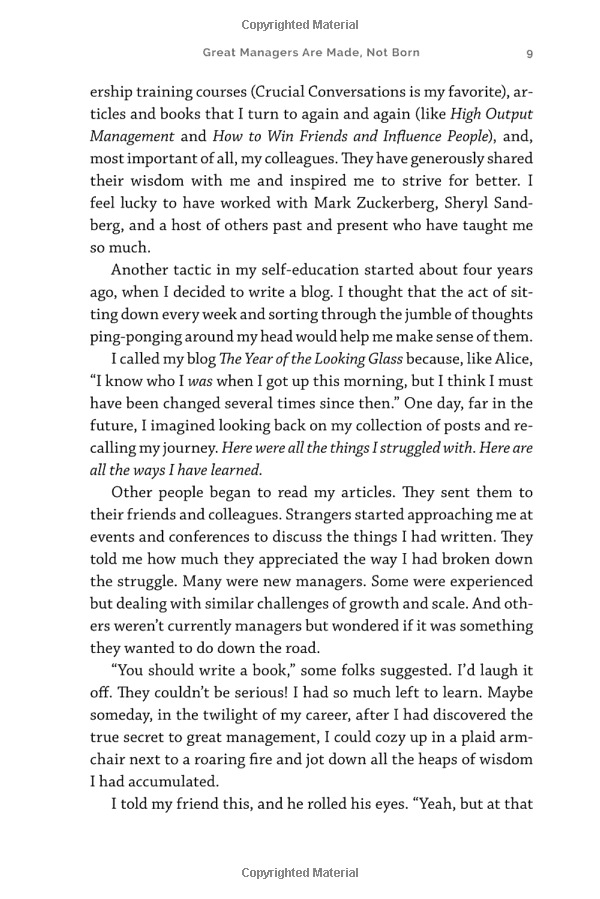 the making of a manager: what to do when everyone looks to you