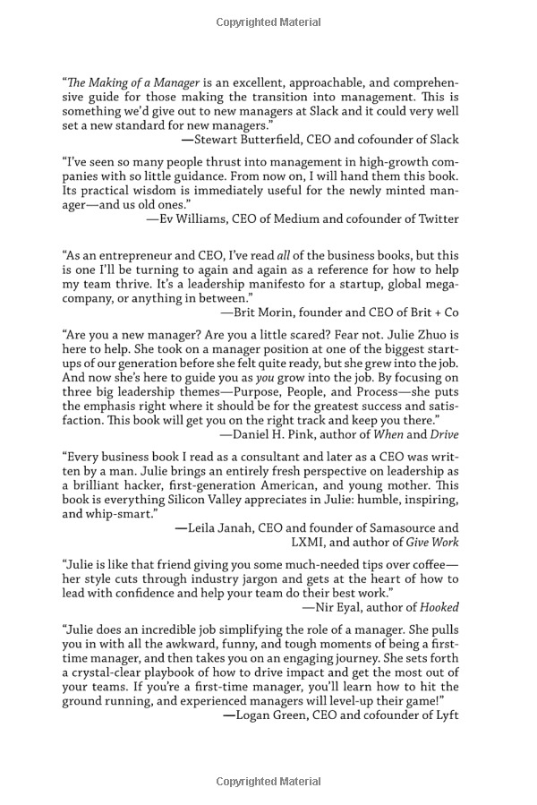 the making of a manager: what to do when everyone looks to you