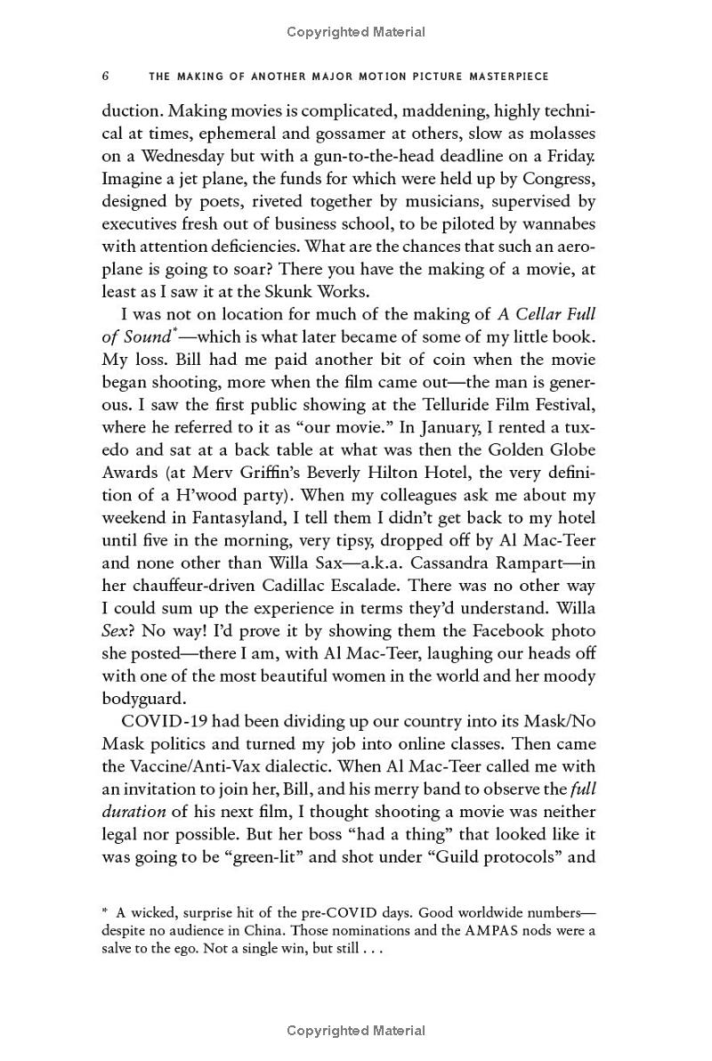 the making of another major motion picture masterpiece