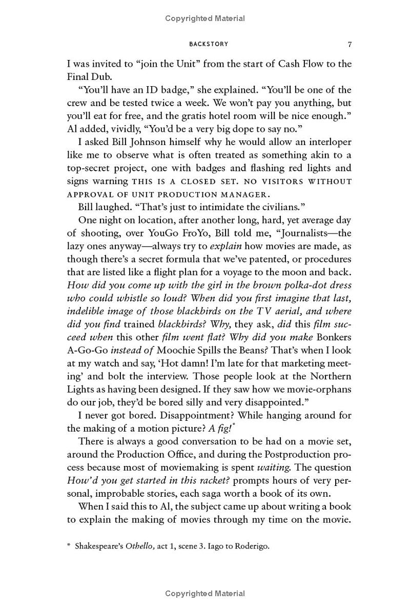 the making of another major motion picture masterpiece