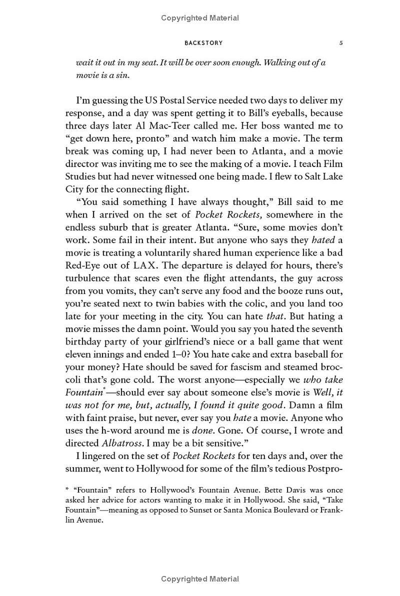 the making of another major motion picture masterpiece